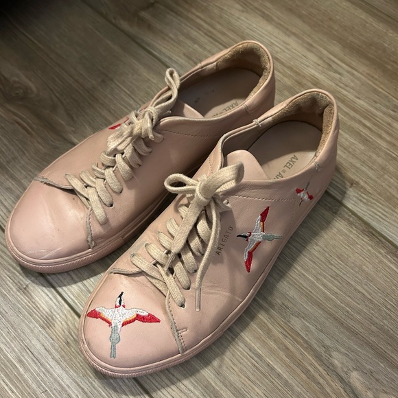 Axel Arigato Shoes - Axel Arigato 90 Bird Embroidery Sneakers Pale Pink Eu 39 / US 8.5